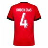 Officiële Voetbalshirt Portugal Ruben Dias 4 Thuis EK 2024 - Heren